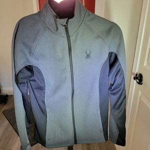 Spyder zip up fleece layering jacket